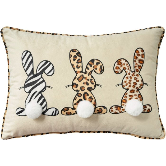 Holiday Pillow L0489 Beige Pillow - Rug & Home