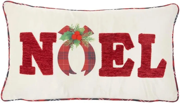 Holiday Pillow L1900 Red Pillow - Rug & Home