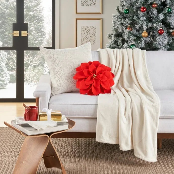 Holiday Pillow L2374 Red Pillow - Rug & Home