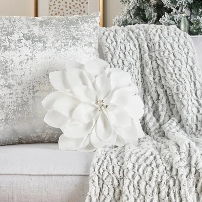 Holiday Pillow L2374 White Pillow