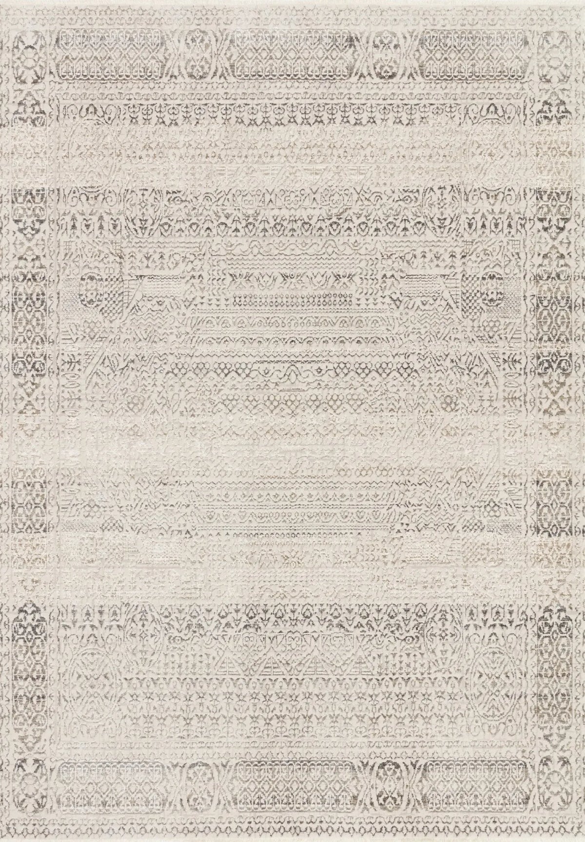 Homage HOM-05 Ivory / Silver Rug - Rug & Home