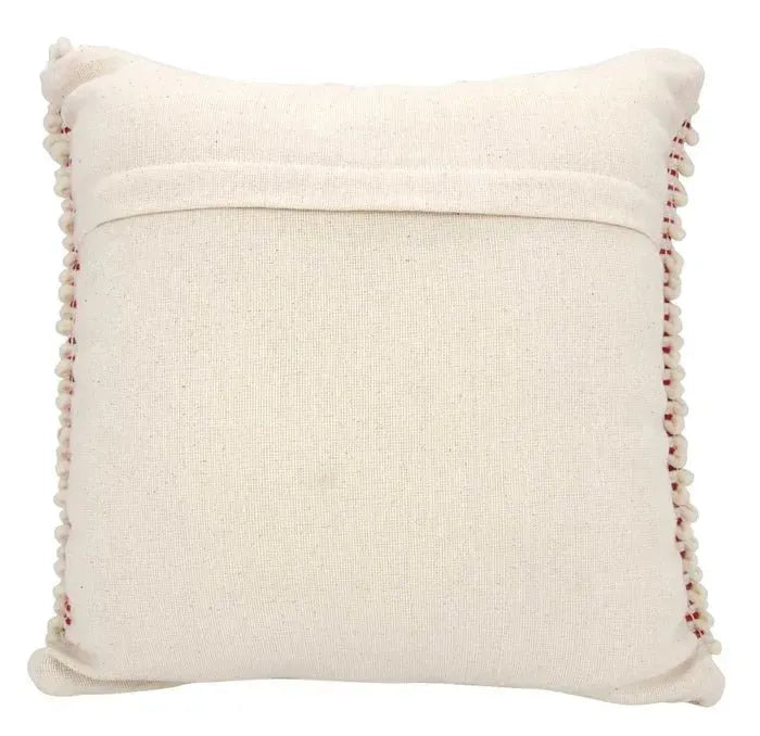 Home for the Holiday DC569 Ivory Red Pillow