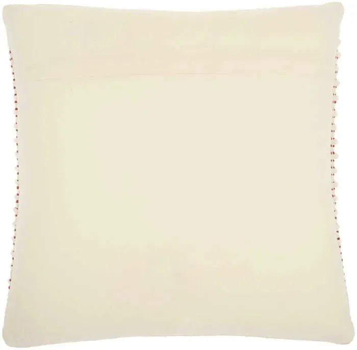 Home for the Holiday DC569 Ivory Red Pillow