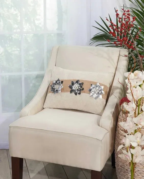 Home for the Holiday L1439 Silver Pillow