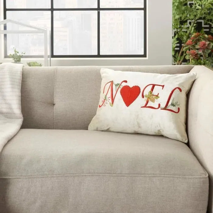 Home for the Holiday L1776 Beige Pillow