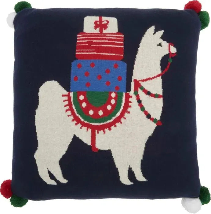 Home for the Holiday UK916 Multicolor Pillow