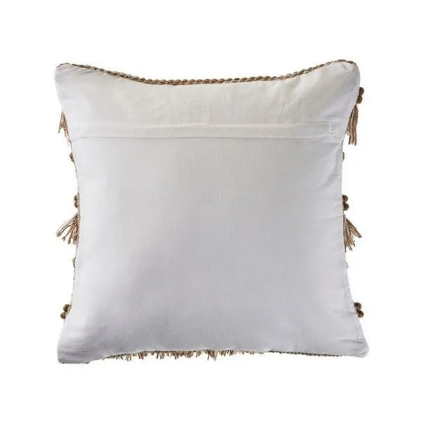 Homestead 07455BEW Beige/White Pillow - Rug & Home