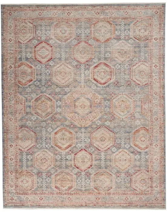 Homestead HMS01 Light Blue Multi Rug - Rug & Home