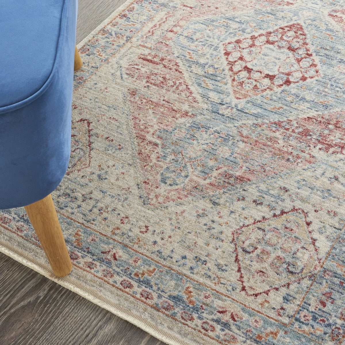 Homestead HMS03 Blue/Grey Rug - Rug & Home