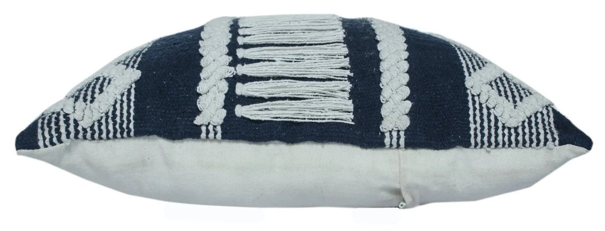 Homestead Lr07618 Blue/Ivory Pillow