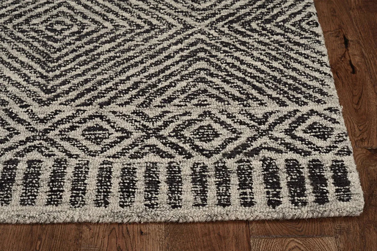 Hudson 2463 Retreat Grey/Black Rug
