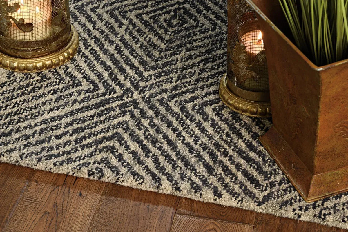 Hudson 2463 Retreat Grey/Black Rug