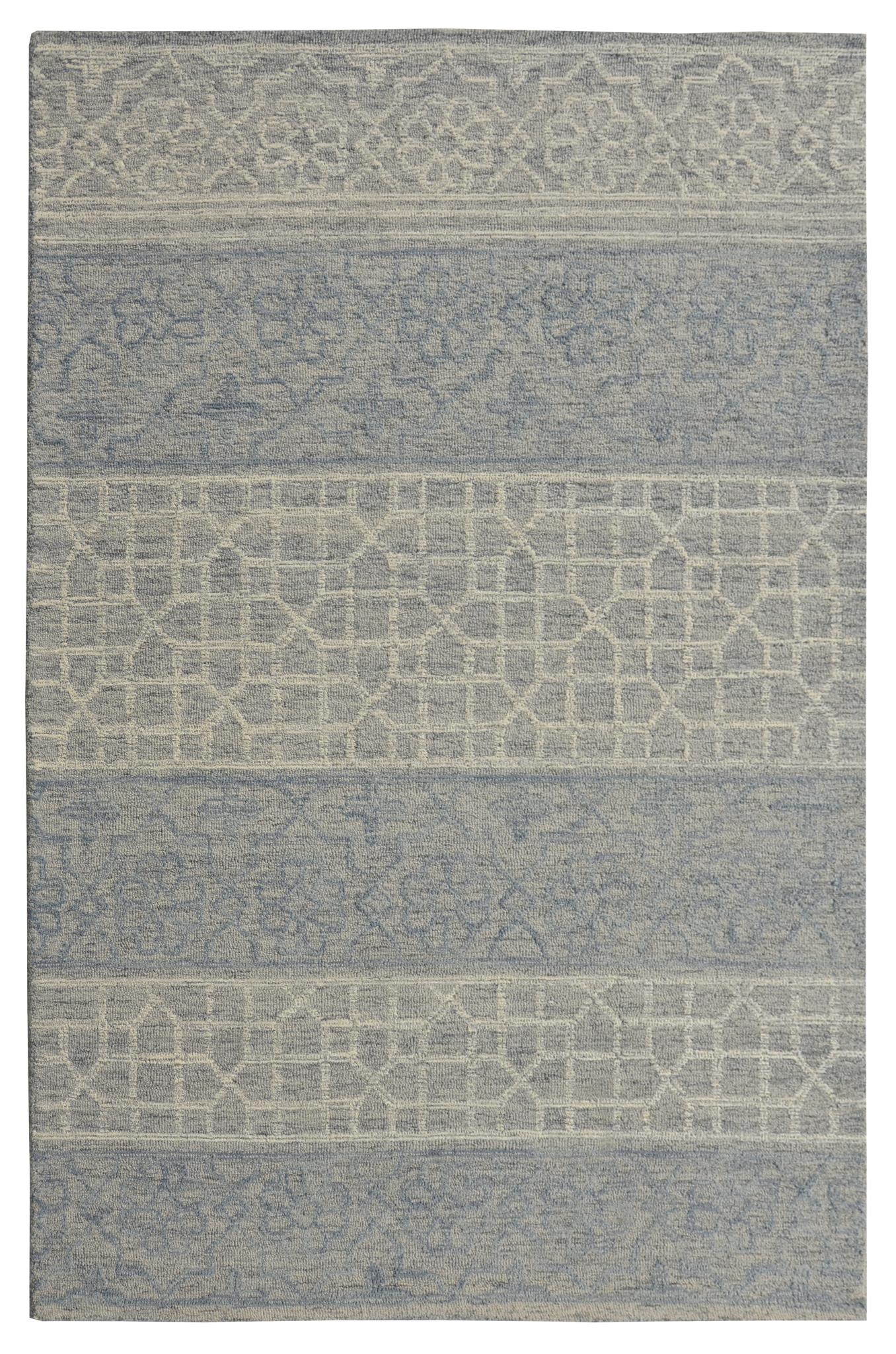 Hudson 2467 Blue/Grey Mosaic Rug - Rug & Home