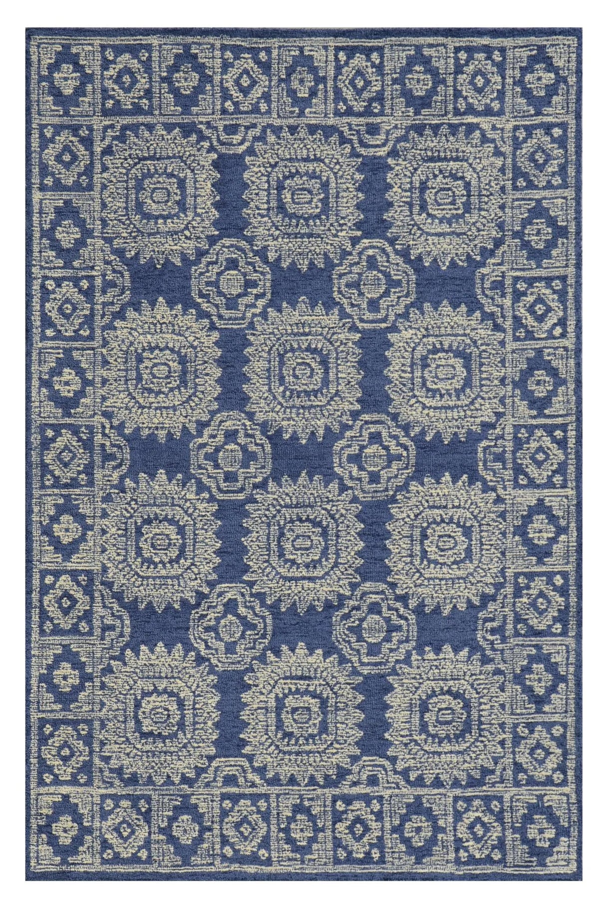 Hudson 2469 Navy Suzani Rug - Rug & Home