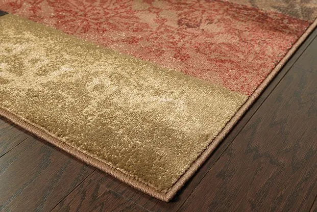 Hudson 40A Beige/ Green Rug - Rug & Home