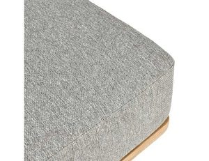 Hudson Outdoor Ottoman Natural/Gray - Rug & Home