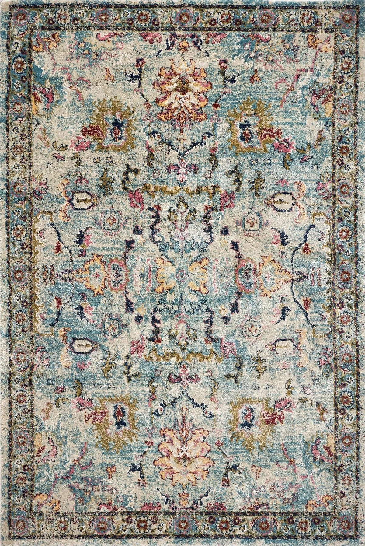 Hue 4705 Farrah Lt Blue Rug - Rug & Home