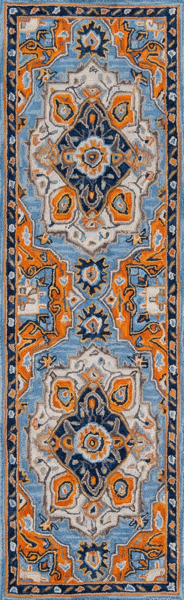 Ibiza IBI-1 Blue Rug - Rug & Home