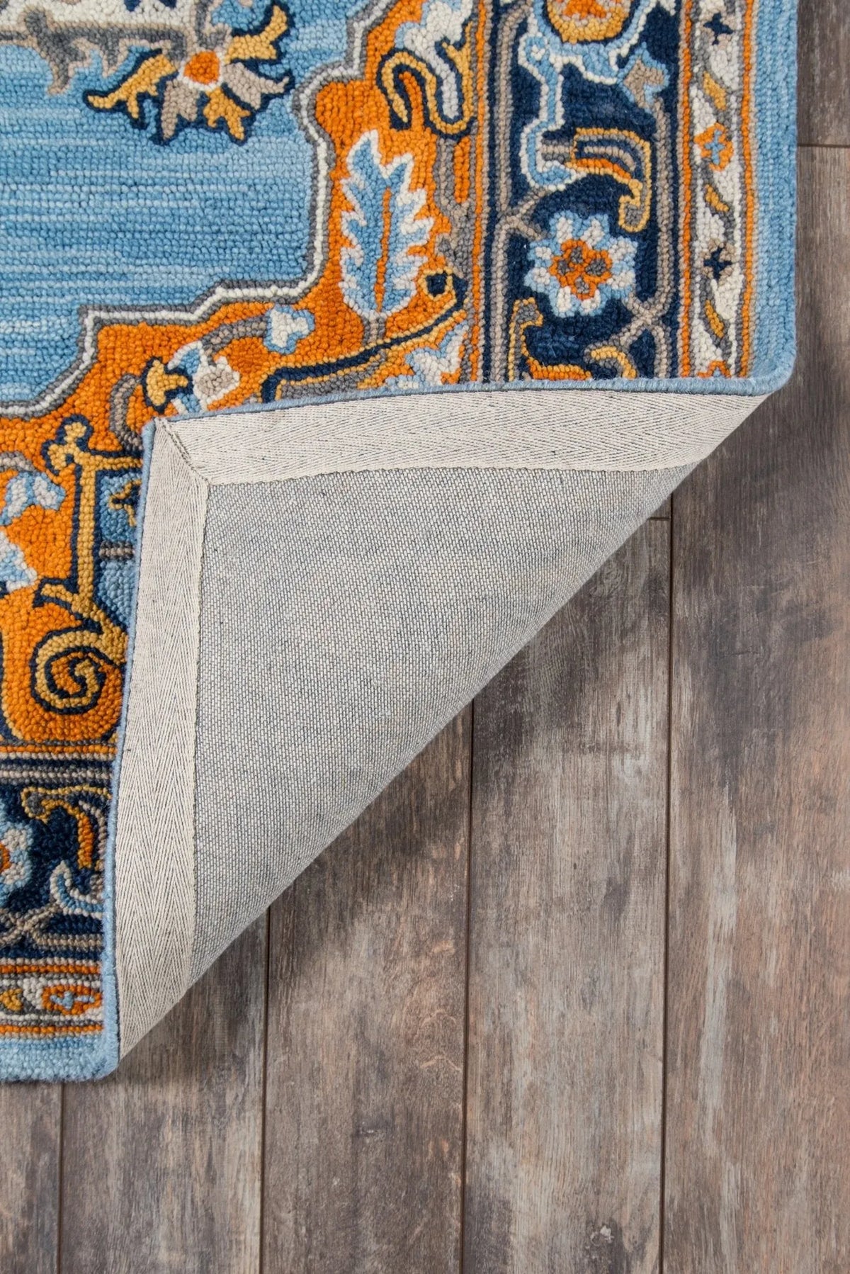 Ibiza IBI-1 Blue Rug - Rug & Home