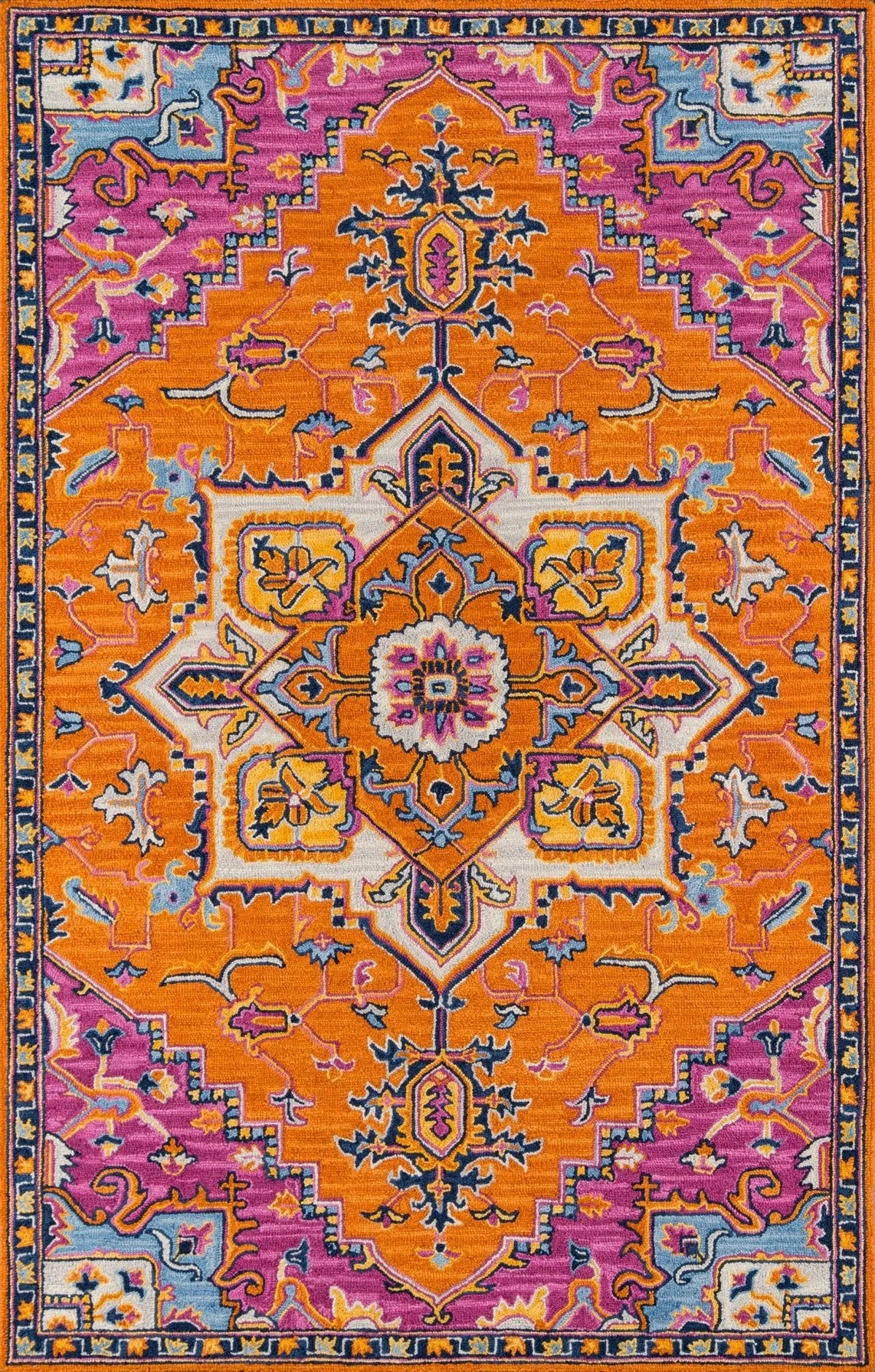 Ibiza IBI-2 Orange Rug - Rug & Home