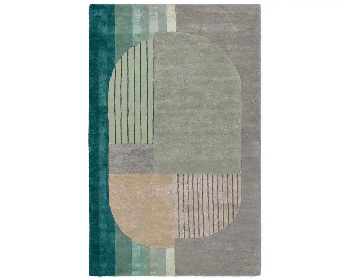 Iconic ICO10 Sage/Grey Rug