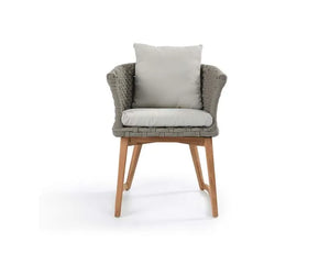 Ida Outdoor Dining Chair Grey - Rug & Home