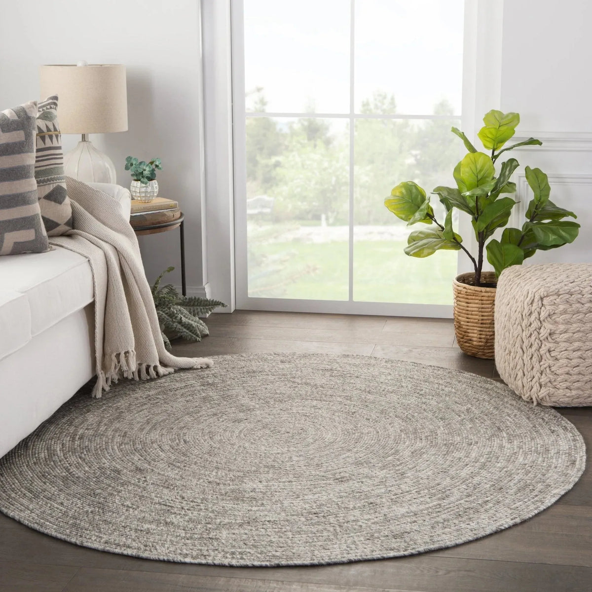 Idriss IDS02 Tenby Gray/White Rug