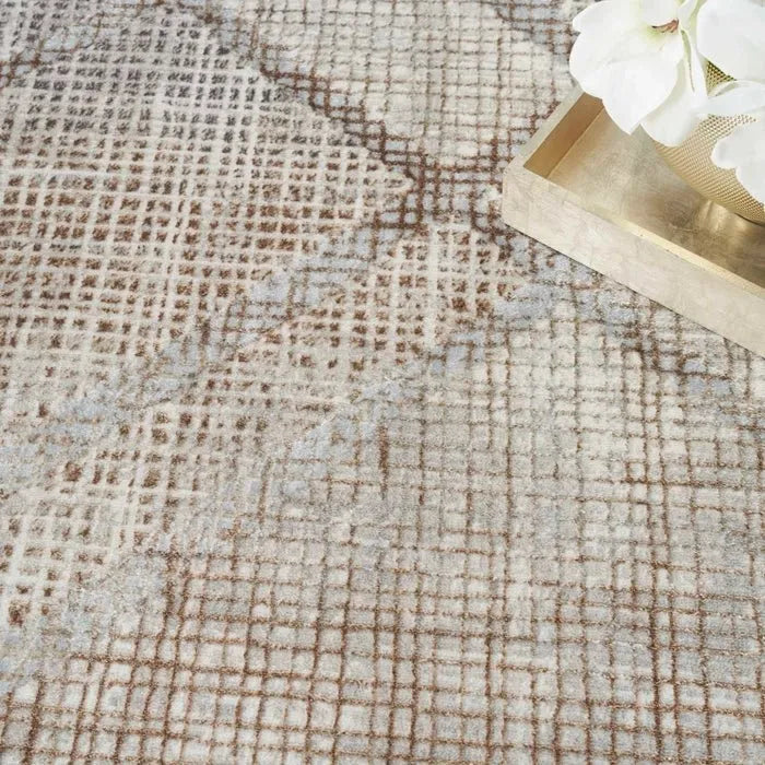 Iliana ILI03 Grey/Mocha Area Rug - Rug & Home