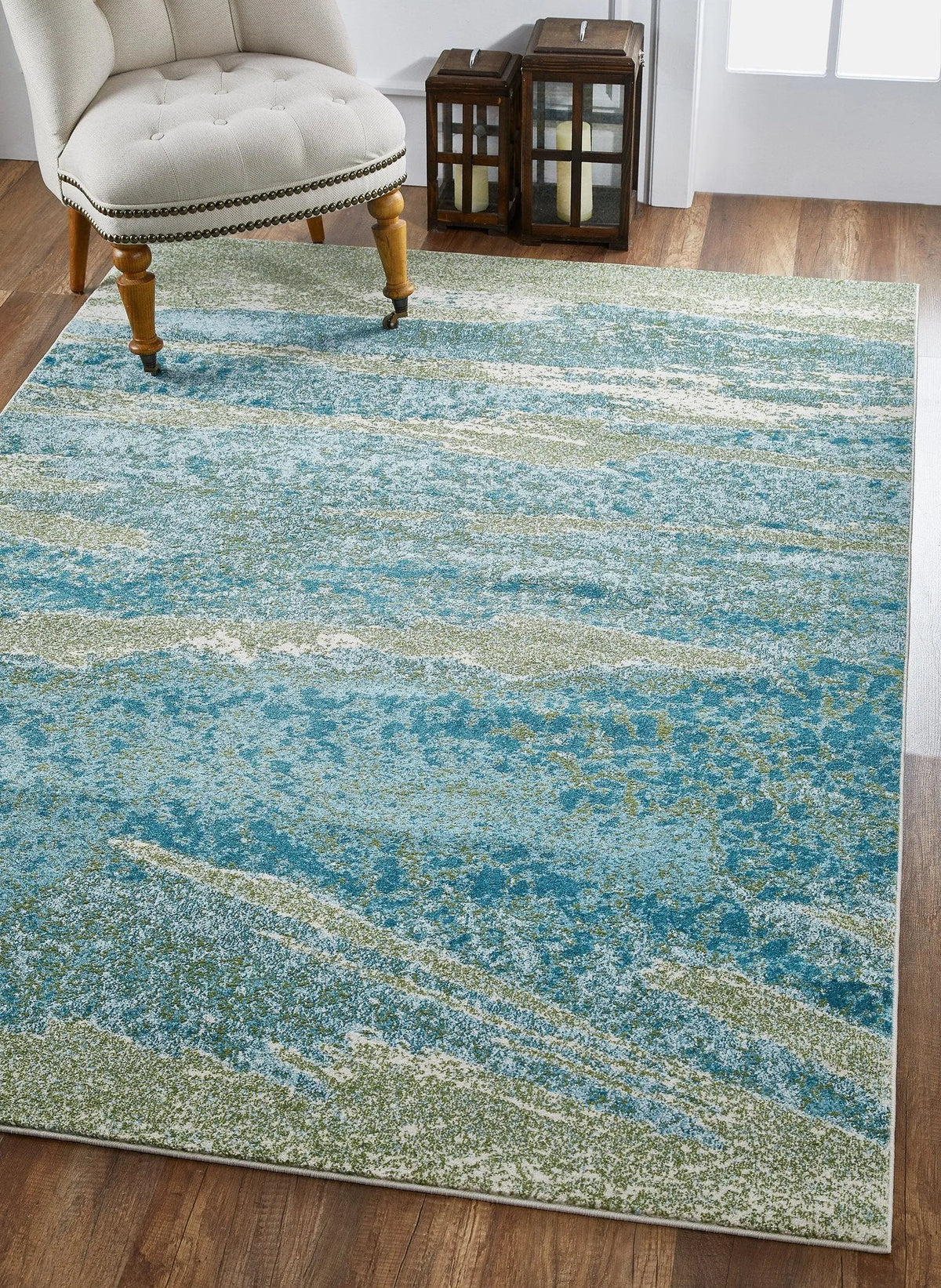 Illusions 6220 Mist Ocean Rugs