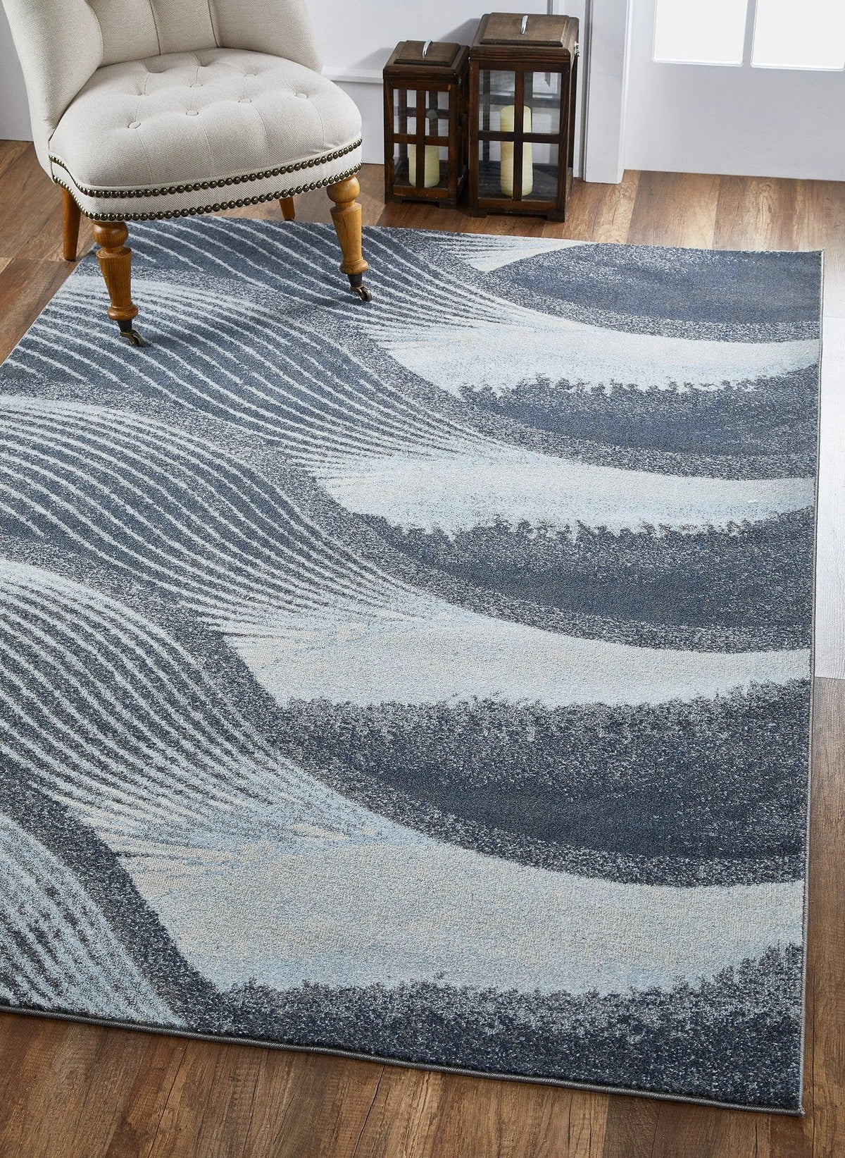 Illusions 6223 Breeze Grey/Blue Rugs - Rug & Home