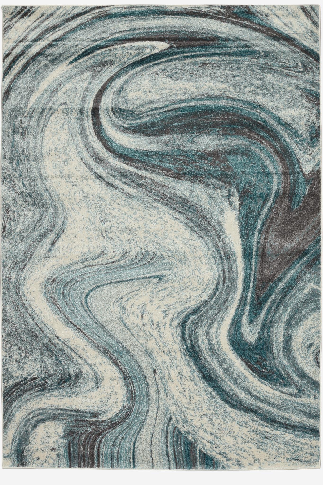 Illusions 6226 Teal Contempo Rug - Rug & Home