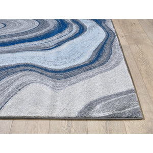 Illusions 6227 Blue/Grey Marble - Rug & Home