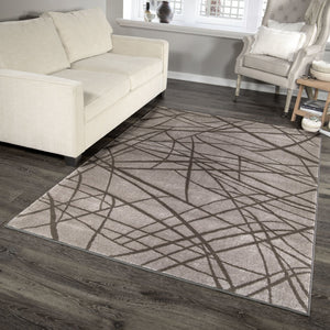 Illusions 9302 Branches Cloud Gray Rug - Rug & Home