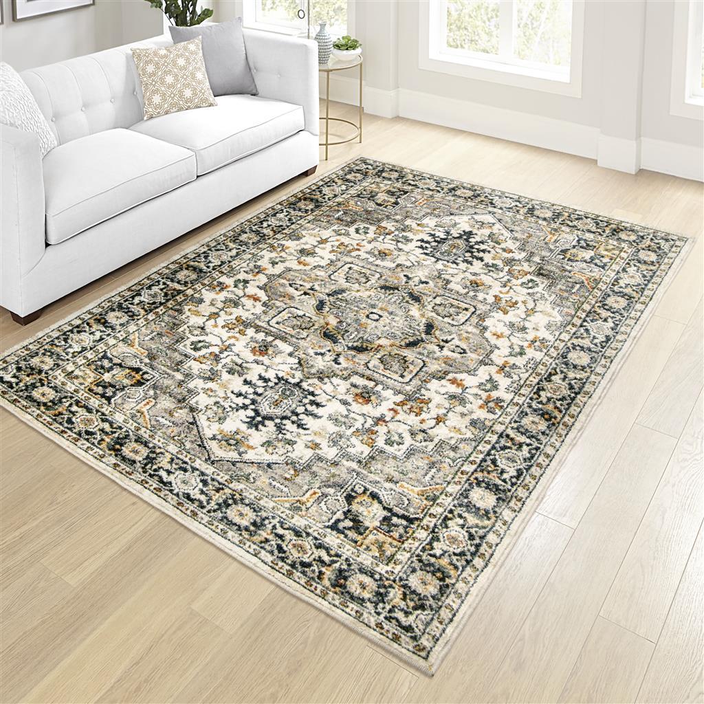 Imperial By Palmetto Living 9510 Heriz Distressed Ivory Rugs - Rug & Home