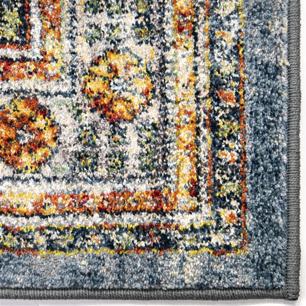 Imperial By Palmetto Living 9514 Excalibur Distressed Blue Rugs - Rug & Home