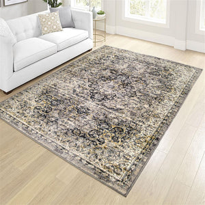 Imperial By Palmetto Living 9519 Kelly Distressed Grey Rug - Rug & Home