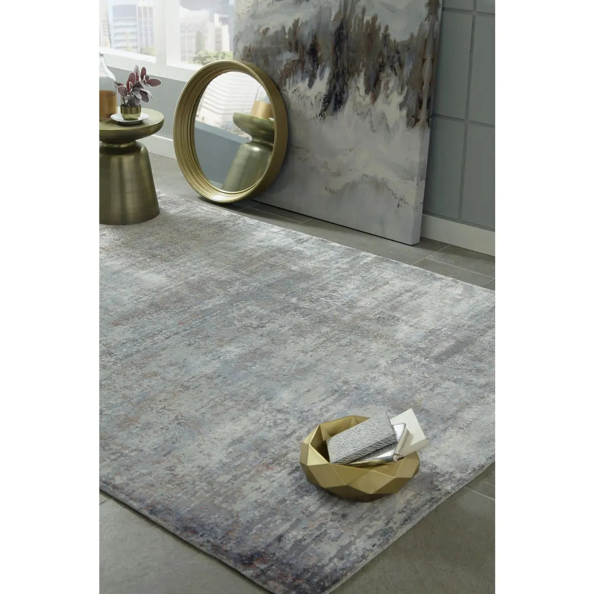 Indulge 801 Pulse Slate Rug