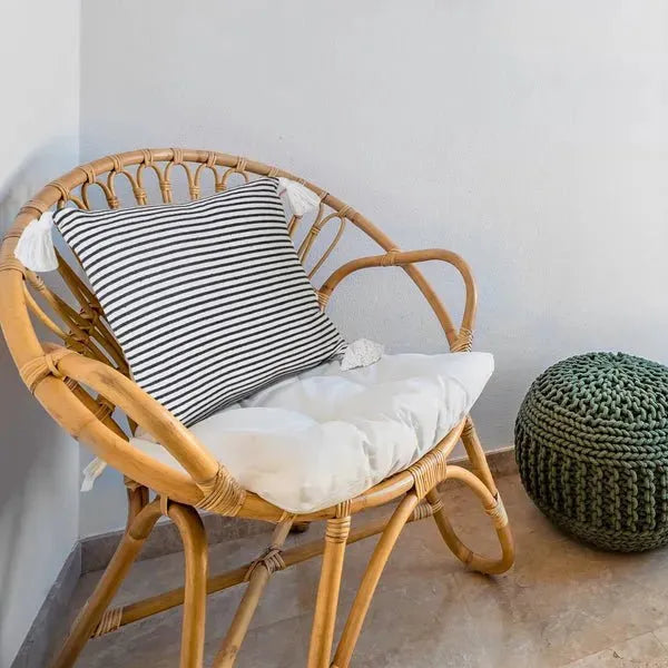 Insignia 07774BKT Black/White Pillow