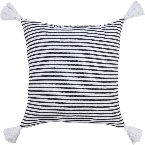 Insignia 07774BKT Black/White Pillow - Rug & Home