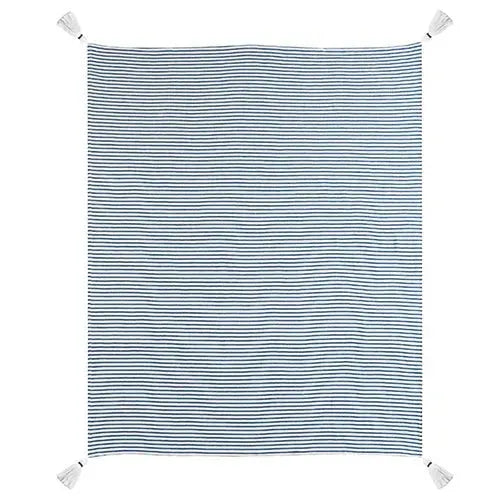 Insignia 80216BLU Blue Throw Blanket
