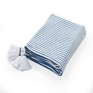 Insignia 80216BLU Blue Throw Blanket - Rug & Home