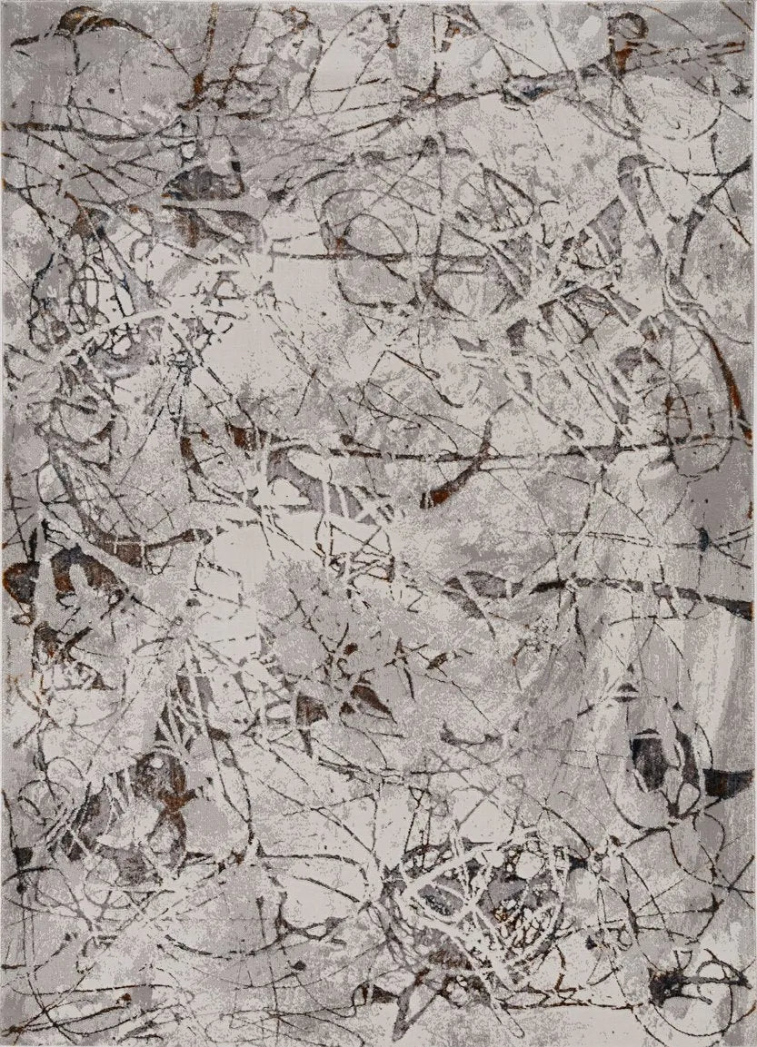 Inspire 7502 Ivory/Grey Escape Rug - Rug & Home