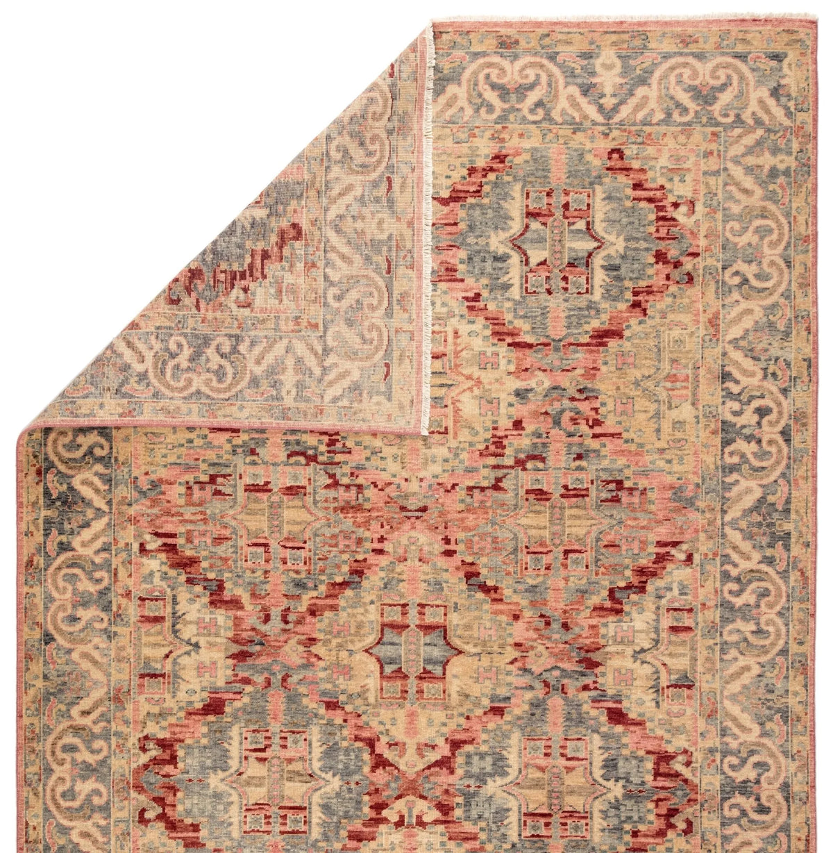 Inspirit ISP01 Taryn Beige/Pink Rug - Rug & Home