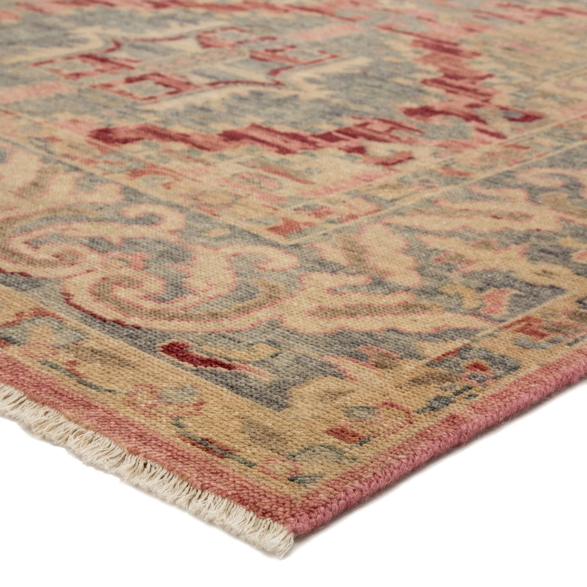 Inspirit ISP01 Taryn Beige/Pink Rug - Rug & Home