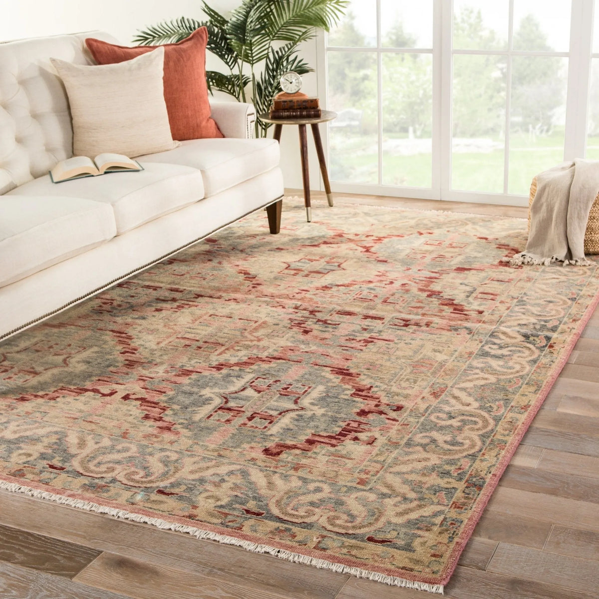 Inspirit ISP01 Taryn Beige/Pink Rug - Rug & Home