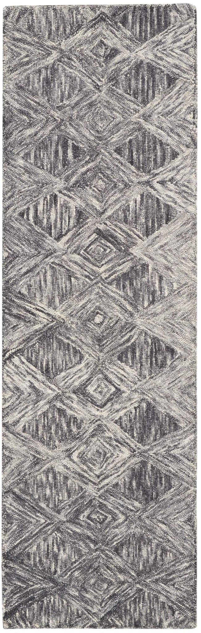 Interlock ITL01 Charcoal Rug - Rug & Home