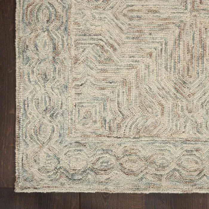Interlock ITL03 Blue/Ivory Rug