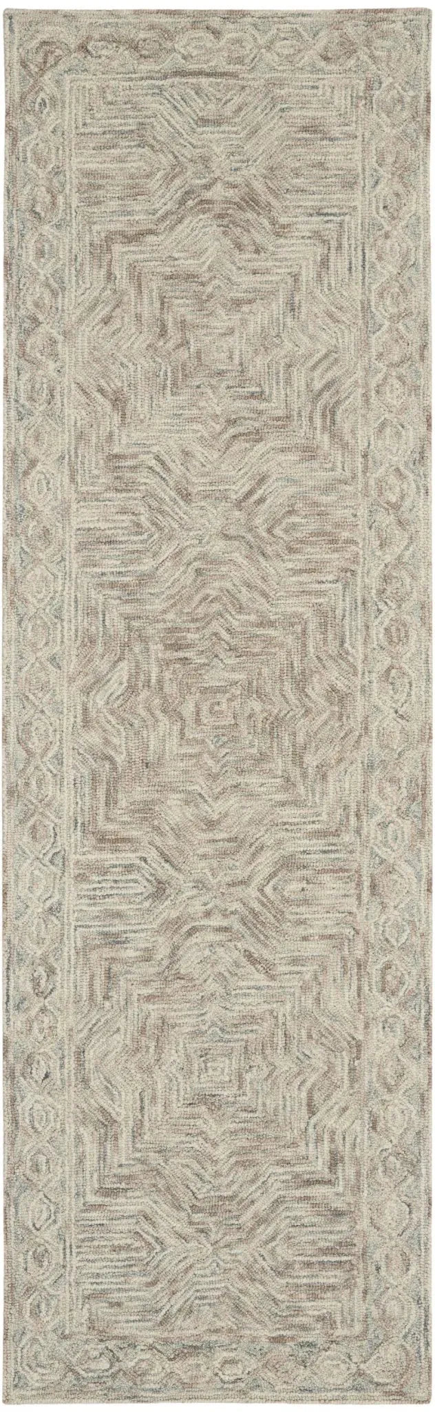 Interlock ITL03 Blue/Ivory Rug