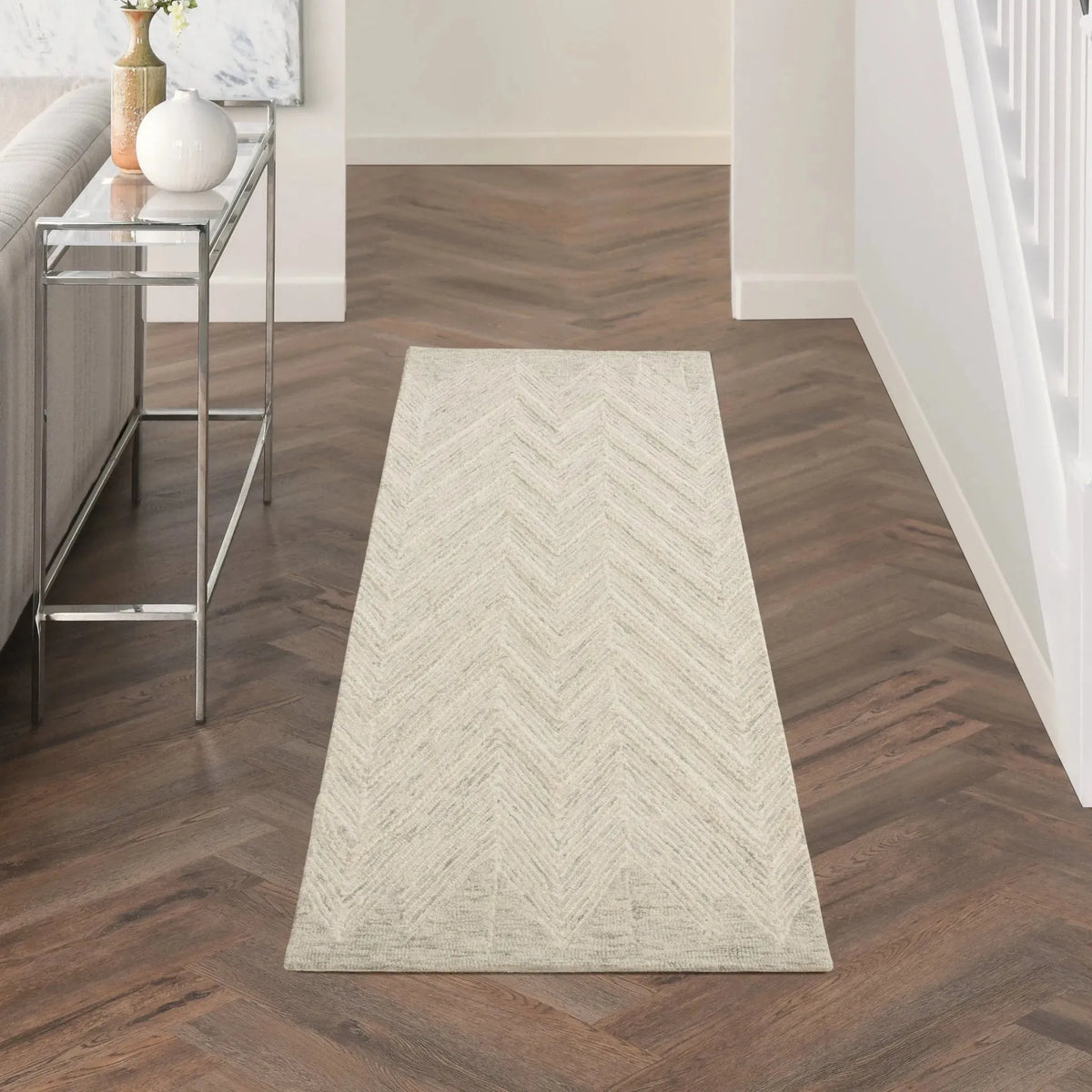 Interlock ITL04 Ivory/Grey Rug