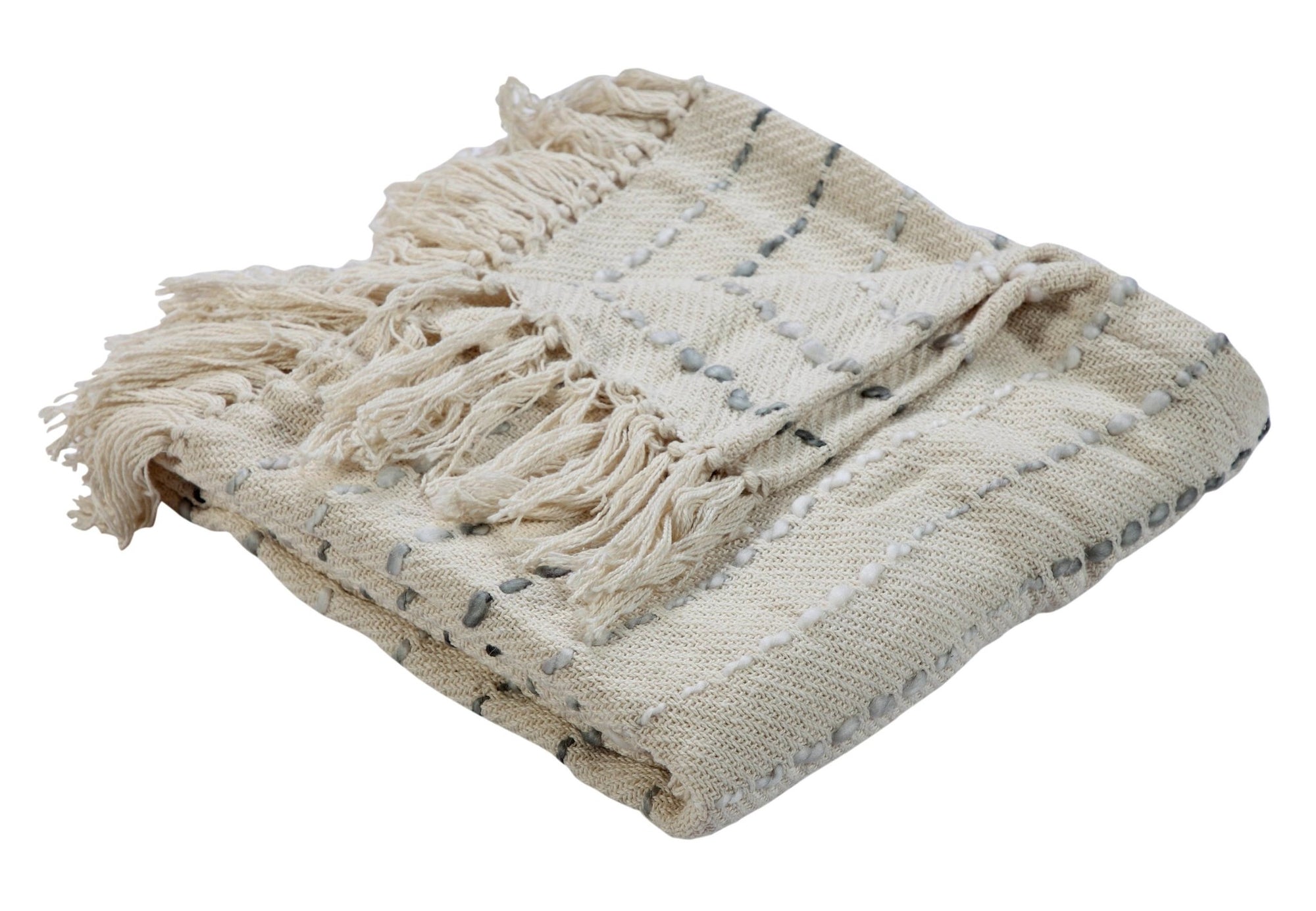 Interwoven Grayscale LR80138 Throw Blanket - Rug & Home